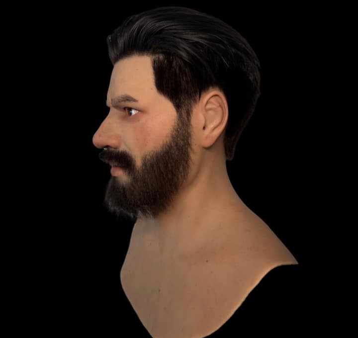 The Commander — silicone mask view 2