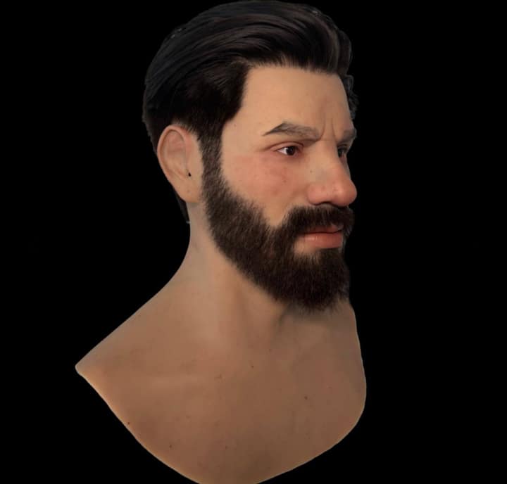 The Commander — silicone mask view 3