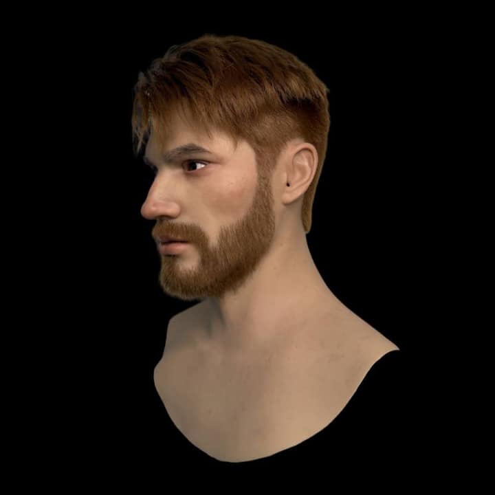 The Protagonist — silicone mask view 2